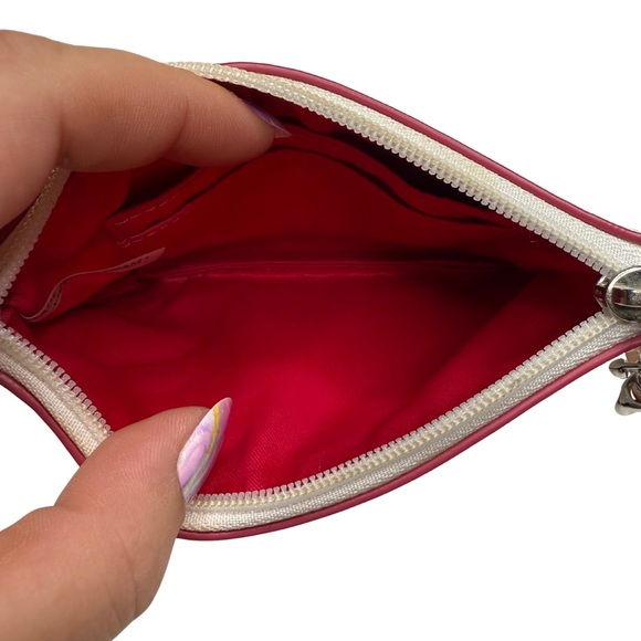 COACH Peyton Pink Ombre Small Wristlet - Picture 5 of 15